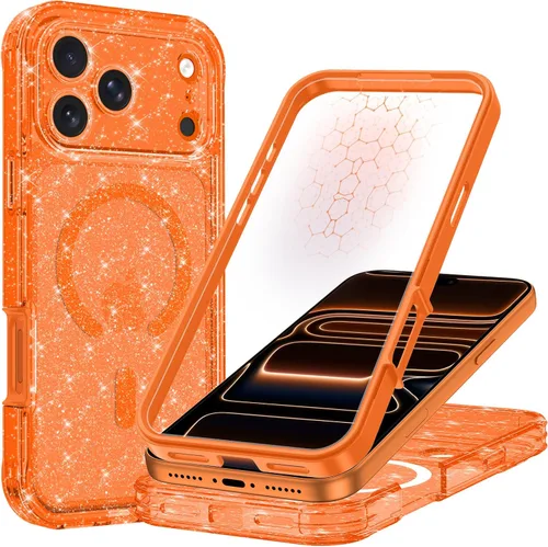 Vista 53 de Hekodonk Funda para iPhone 16, compatible con Magsafe [protector de pantalla de vidrio templado integrado y protección de lente de cámara] cuerpo