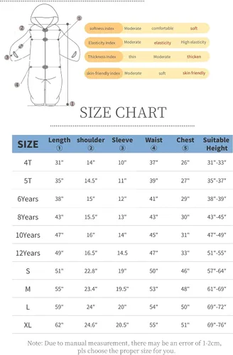 Vista 6 de SWEETXIN Kids Animal Onesie Pajamas Halloween Christmas Suit Cosplay Jumpsuit Costume