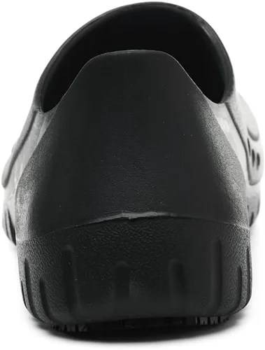 Vista 3 de Zapatos de chef antideslizantes para hombres y mujeres, impermeables, resistentes al aceite, cómodos zuecos antideslizantes para enfermería, cocina