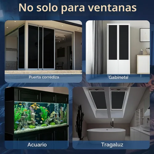 Vista 8 de rabbitgoo Película opaca de privacidad para ventanas con herramientas, vidrio de baño, adherencia estática, bloqueo de calor solar, oscurecimiento