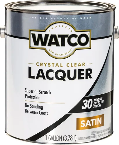 Vista 4 de Watco 333690 Acabado de madera transparente lacado, galón, transparente mate