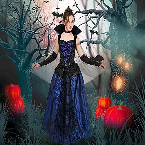 Vista 4 de DSplay Vampire Queen - Disfraz de Halloween para mujer