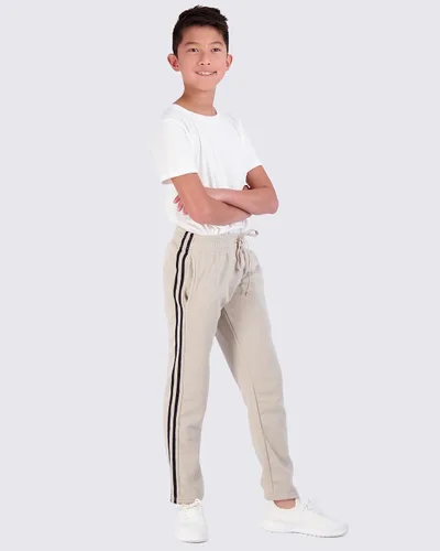 Vista 4 de Real Essentials Paquete de 3 pantalones deportivos Tech de forro polar con bolsillos para niño