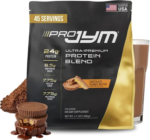 Vista 7 de JYM Supplement Science Pro JYM Chocolate Mousse Proteína en polvo – Aislados de proteína de suero de leche, caseína y proteína de leche