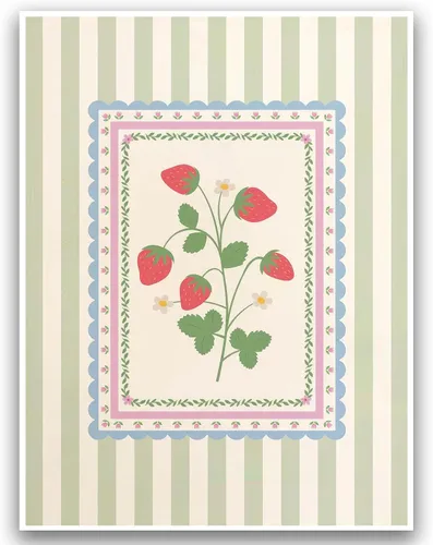 Vista 9 de Imágenes de flores en acuarela, arte de pared de flores de tulipán, impresión botánica moderna, elegante póster floral de mercado, arte de pared