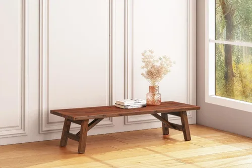 Vista 2 de Rasmus Accent Plant Table [Cepillo de alambre castaño]