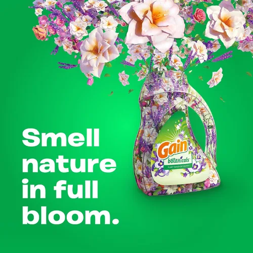 Vista 8 de Gain Botanicals Detergente a base de plantas, té blanco y lavanda, 48 cargas, 75 onzas