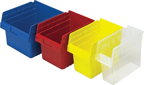 Vista 3 de Quantum qsb116bk Negro Economía Shelf Bin, 23 – 5/8" X 11 – 1/8" x 4" Tamaño (Pack de 6)