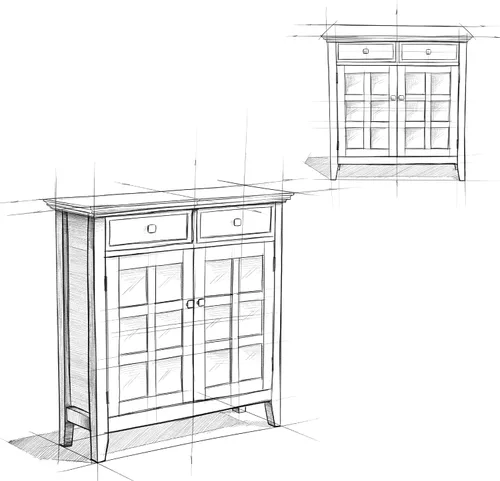 Vista 13 de SIMPLIHOME Acadian - Armario de madera maciza de 36" de ancho, color negro