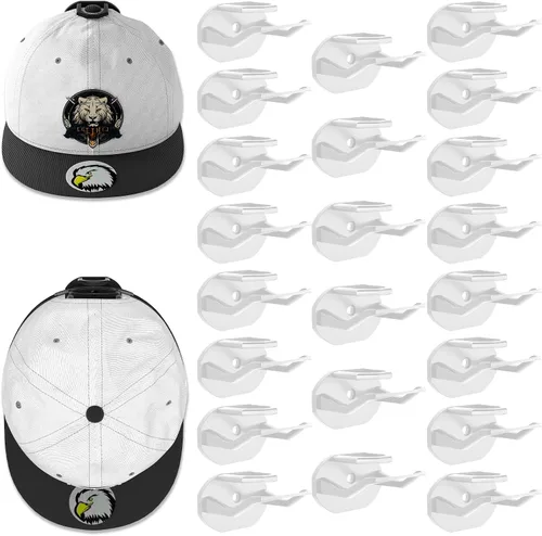 Vista 9 de Niunuerga Paquete de 16 Ganchos Adhesivos para Sombreros para Pared, Perchero Fuerte para Gorras de Béisbol, Organizador de Sombreros