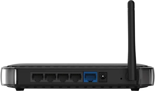 Vista 6 de Router inalámbrico RangeMax (WNR1000 100 NAS (G54/N150)), de Netgear , Negro