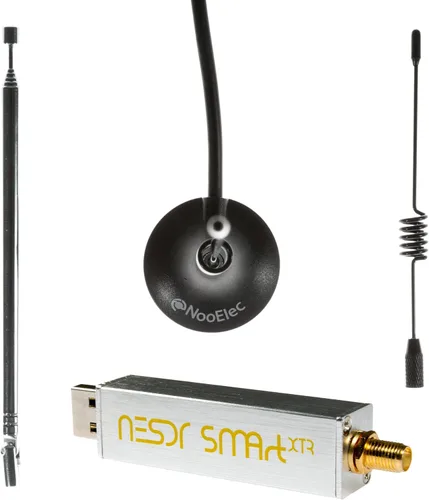 Vista 2 de Nooelec NESDR Smart XTR v2 HF Bundle: 300Hz-2.3GHz Software Defined Radio Set para LF/HF/UHF/VHF. Incluye NESDR Smart XTR v2 RTL-SDR, Ham It Up Plus
