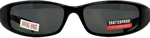 Vista 2 de Global Vision Lentes de policarbonato inastillables Filtro UV400 para una máxima protección UV Negro