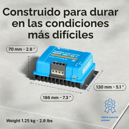 Vista 3 de Victron SmartSolar Charge Controller (150V 45A Tr)