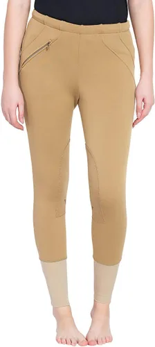 Vista 8 de TuffRider - Pantalón de equitación de tiro bajo para niña Negro
