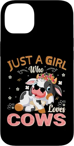 Vista 15 de Just A Girl Who Loves Cows Case for iPhone 16