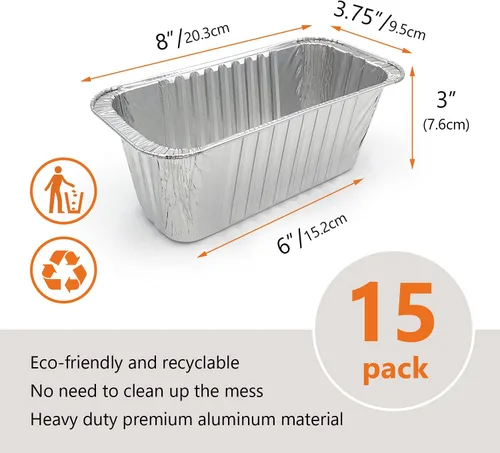 Vista 3 de YAOAWE Paquete de 15 revestimientos de repuesto para vasos de grasa Blackstone, compatibles con parrillas Blackstone de 28/36"/30"/17" y 22