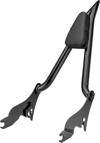 Vista 7 de Mofun Respaldo de pasajero de 27 pulgadas de alto, barra gruesa de 1.3 pulgadas compatible con Harley Touring Road King Street Electra Road Glide