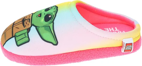 Vista 5 de LEGO Star Wars - Pijama de bebé Yoda con pantuflas Cozeez, color rosa, talla 45 a 1012