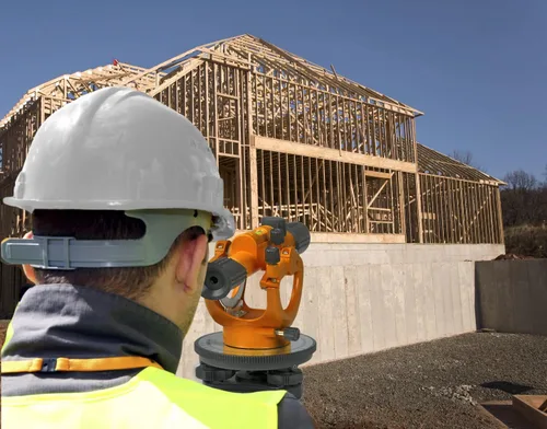 Vista 3 de Johnson Level & Tool 40-6910 22X Nivel de tránsito para constructores, naranja, 1 nivel