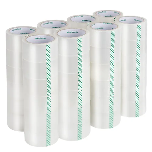 Vista 8 de Clear Packing Tape, Heavy‑Duty 2.4 Mil Shipping Tape Rolls, 2 Inch Wide High Adhesive Box Sealing Tape for Shipping, Moving, Storage & Bulk Business