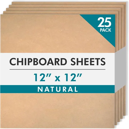 Vista 8 de Grafix de peso medio, láminas de madera prensada de 12 x 12 pulgadas, paquete de 25 unidades de color blanco., Natural, 4" x 6