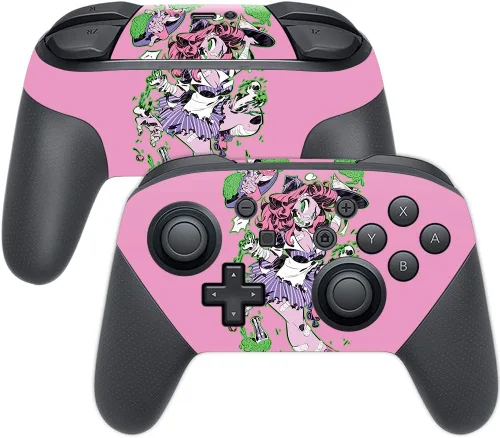 Vista 23 de MightySkins Skin compatible con Nintendo Switch Pro Controller - Alien Battle Funda protectora de vinilo duradera y única Fácil de aplicar