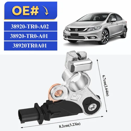 Vista 6 de Sensor de corriente de batería 38920-TR0-A02/Sensor de temperatura y voltaje de batería para Honda Civic 2012-2015, Honda Crv 2012-2016/2013-2021