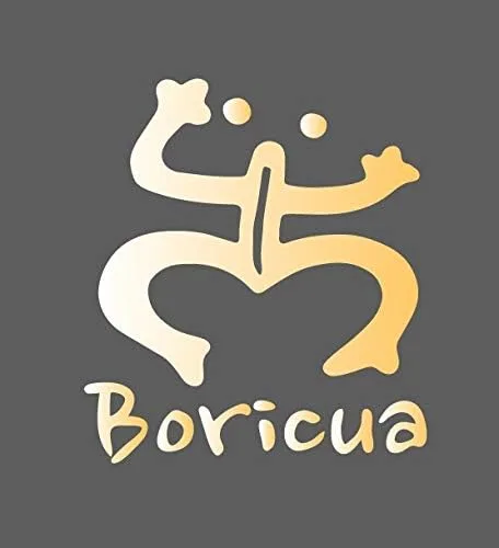 Vista 6 de Boricua Coqui Puerto Rico Taino - Calcomanía de vinilo de 5 pulgadas, diseño de rana para automóvil, SUV, camión, calcomanía para automóvil, Boriken