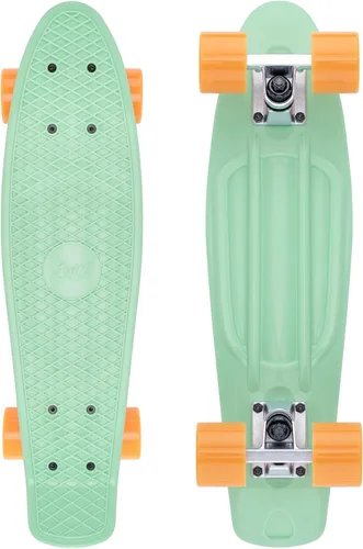 Vista 9 de KMX Classic Retro Mini Cruiser Skateboard for Kids, Teens, Adults Portable Compact Cruiser for Boys,Girls,Students,Beginners & Pros,Smooth