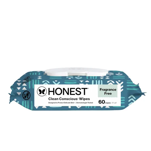 Vista 11 de The Honest Company - Toallitas limpiadoras para bebé con 99% de agua, respetuosas con el medioambiente, a base de plantas, hipoalergénicas