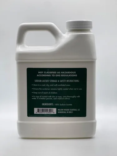 Vista 2 de Lactato de sodio, 60% puro perservativo natural, fabricado en los Estados Unidos, lactato de sodio utilizado para hacer jabones y lociones, líquido