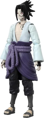 Vista 5 de Anime Heroes Bandai 6.7 in Naruto Sasuke Uchiha Figura de acción - Figura