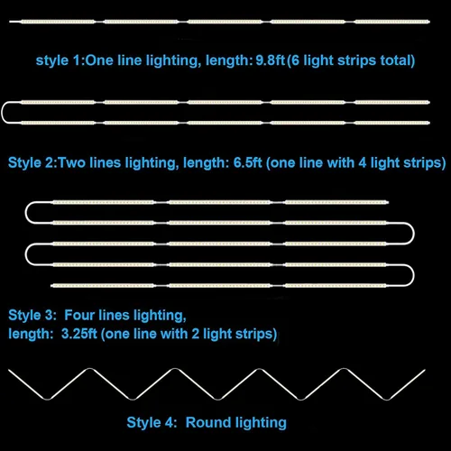 Vista 2 de Yi Lighting - Kit de iluminación para debajo del gabinete, tira de luces LED flexibles con control remoto para cocina, armario, escritorio, monitor