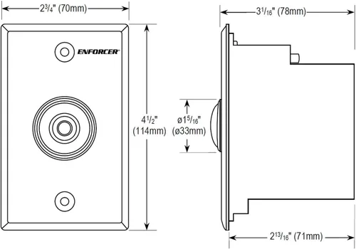 Vista 4 de Seco-Larm EV-N5205-3S4Q Enforcer Cámara de pared IP