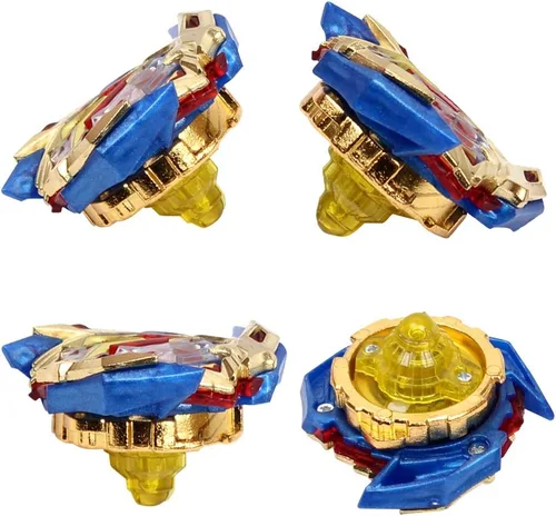 Vista 7 de Juego de 8 piezas Burst Gyros Battling Top Battle Burst de alto rendimiento, amarillo