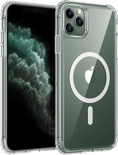 Vista 334 de FNTCASE - Funda para iPhone 16 Pro: magnética, mate, translúcida, de grado militar, protectora contra caídas, resistente, fina, duradera y a prueba