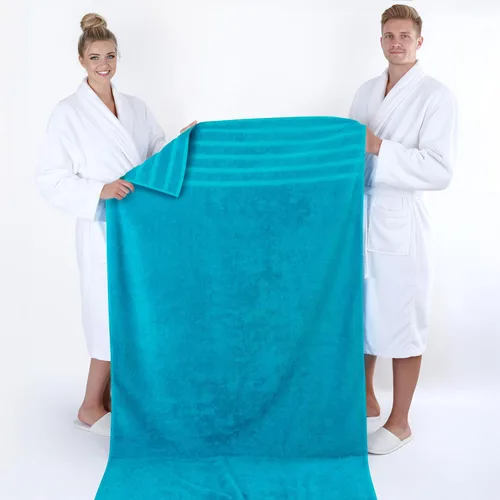 Vista 5 de American Soft Linen 100% Cotton Luxury Turkish Towels, 2PC 35x70 Bath Sheet