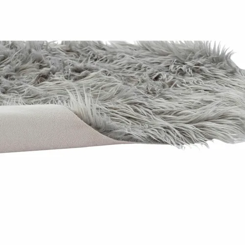 Vista 3 de Alfombra DKD Home Decor Gris Con pelo 60 x 90 x 2 cm