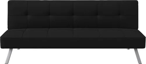 Vista 3 de Colección Serta Rane - Sofá convertible, 66.1 de largo x 33.1 de ancho x 29.5 de alto, negro