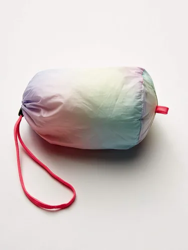Vista 4 de Tienda Essentials - Chaqueta acolchada para niña, ligera, impermeable y fácil de guardar con cuello alto falso