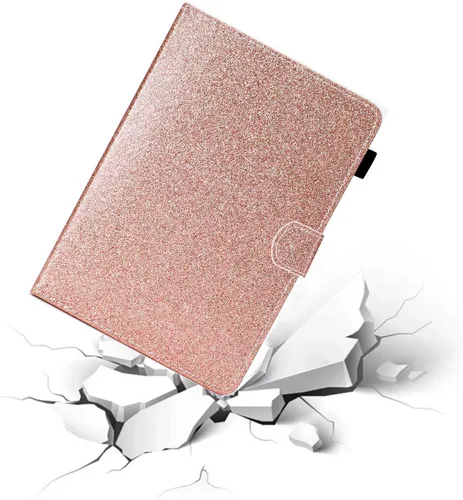 Vista 5 de Funda universal para tablet de 6.5 a 7.5 pulgadas, de piel sintética, funda protectora con ranuras para tarjetas y soporte para lápiz capacitivo