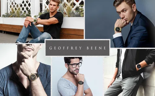 Vista 4 de Geoffrey Beene Mens Watch - Stainless Steel Mesh Band Quartz Movement Analog Watch for Men, Gift for Men, Formal or Business Casual Minimalist Wrist