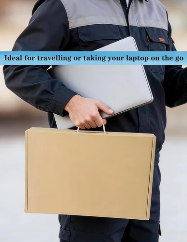 Vista 6 de Caja de envío para laptop, se adapta a portátiles de hasta 17 pulgadas