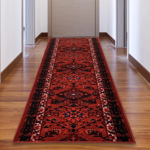 Vista 6 de Alfombra de pasillo hecha a medida de pelo bajo con respaldo de goma para cocina, vestíbulo, pasillo, entrada, elige tu longitud, tamaño de 26