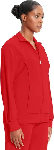 Vista 47 de Infinity by Cherokee 2391A - Chaquetas médicas con cremallera frontal para mujer, tela elástica en 4 direcciones