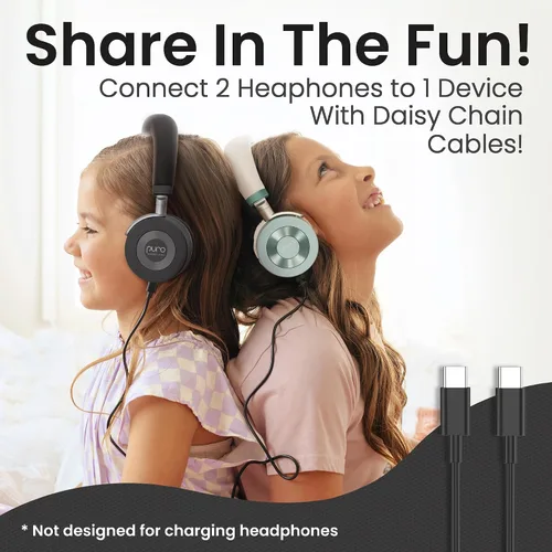 Vista 4 de Puro Sound Labs - Auriculares para niños, limitación de volumen, JuniorJam Plus, negro