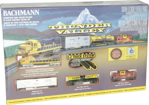 Vista 8 de Bachmann Trains - Juego de tren eléctrico Thunder Valley listo para usar - escala N Multi, Mediano