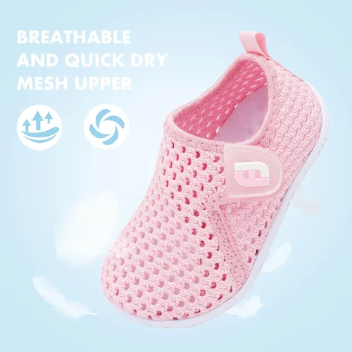 Vista 3 de JOINFREE Zapatos de agua para bebés y niños pequeños, sandalias para niños y niñas, zapatillas transpirables para caminar y correr