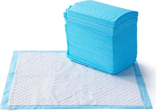 Vista 9 de Amazon Basics Almohadillas absorbentes para orinar para perros y cachorros con diseño de 5 capas a prueba de fugas y superficie de secado rápido